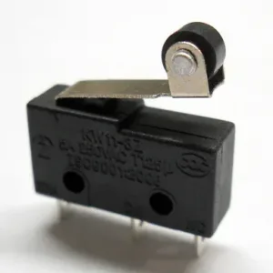 TACT SWITCH KW11-3Z 5A 250V Micro Switch Round Handle 3 Pin N/O N/C for 3D Printers –(Pack of 2)