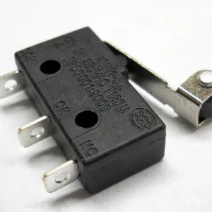 TACT SWITCH KW11-3Z 5A 250V Micro Switch Round Handle 3 Pin N/O N/C for 3D Printers –(Pack of 2)