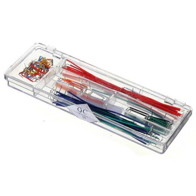New-140pcs-U-Shape-Solderless-Breadboard-Jumper-Cable-Wire-Kit-Box-for-Arduino-Shield 140 pcs U Shape Solderless Breadboard Jumper Cable Wire Kit