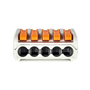 PCT-215 0.08-2.5mm 5 Pole Wire Connector Terminal Block with Spring Lock Lever for Cable Connection