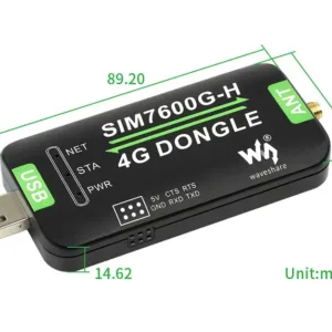 Waveshare SIM7600G-H 4G DONGLE, GNSS Positioning, Global Band Support 3 Waveshare SIM7600G-H 4G DONGLE, GNSS Positioning, Global Band Support