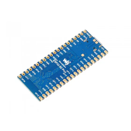 Waveshare-ESP32-S2-MCU-WiFi-Development-Board-240MHz-2 (1) Waveshare ESP32-S2 MCU WiFi Development Board, 240MHz, 2.4 GHz WiFi, LCD Version with pinheader