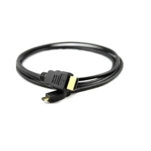 1.5m Cable - Black 1.5M Micro HDMI to, HDMI Copper-Clad Steel, Cable for Raspberry Pi 4B