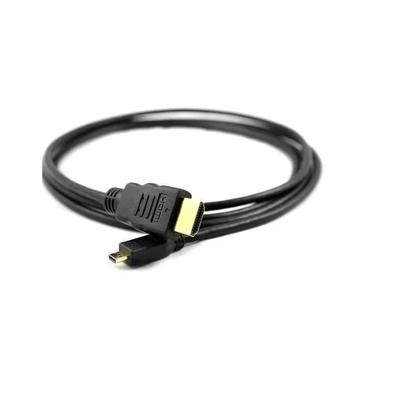 1.5m Cable - Black 1.5M Micro HDMI to, HDMI Copper-Clad Steel, Cable for Raspberry Pi 4B