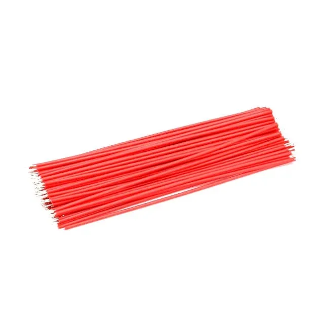 Motherboard, PCB, Breadboard Jumper Cable 150mm 24AWG Red –(Pack of 50)