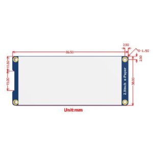 Waveshare 2.9 inch e-Ink Paper Display Module with SPI Interface
