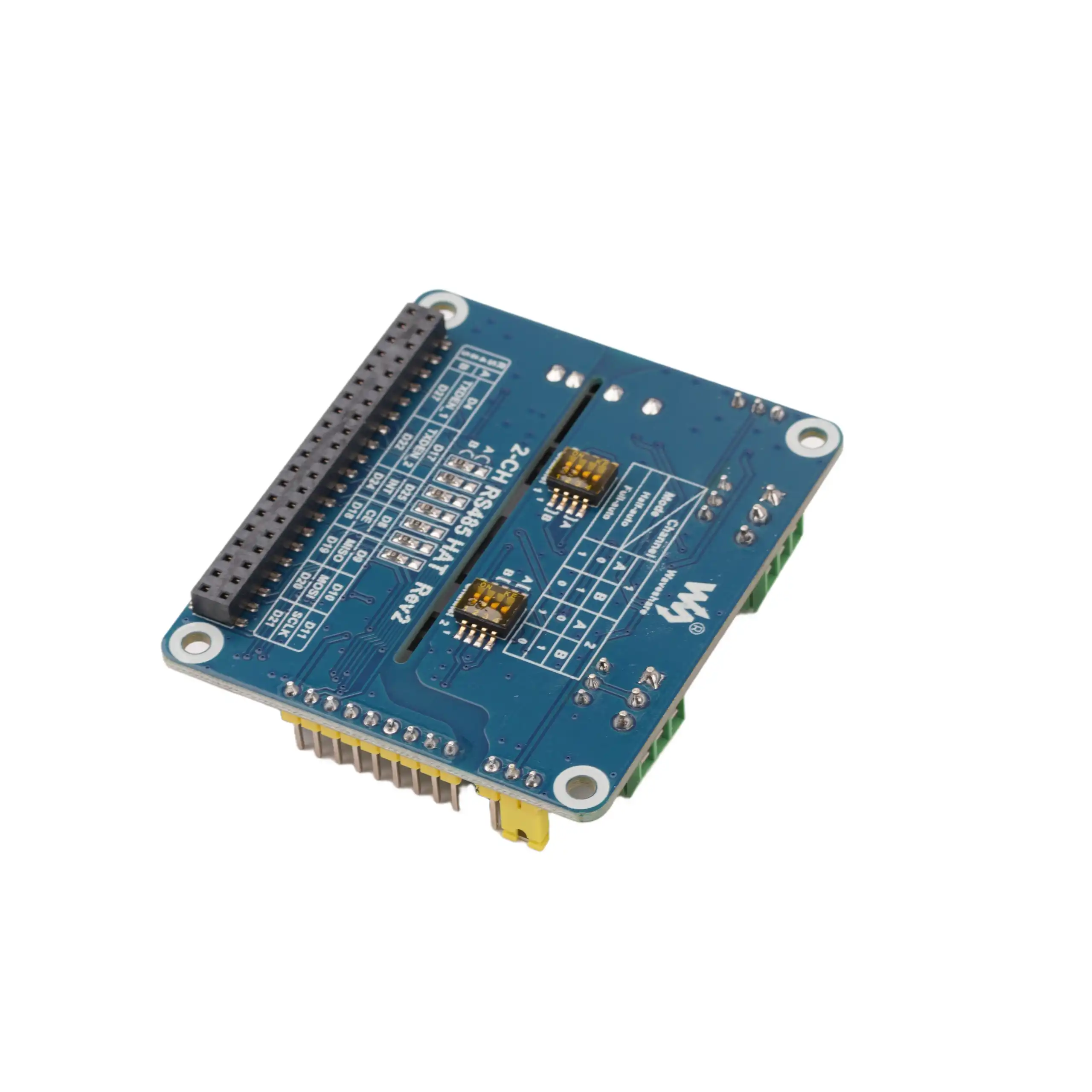 Waveshare 2-Channel Isolated RS485 Expansion HAT for Raspberry Pi