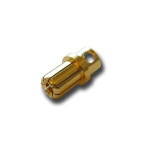 Male-1pcs Connector - 8mm Gold Plated Bullet Connector Male-1Pcs
