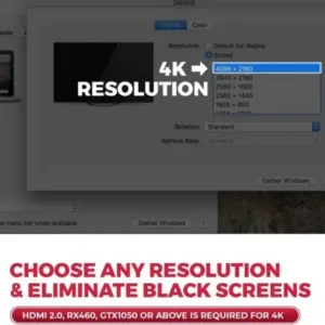 HDMI-Compatible Virtual Display Emulator 4K HD DDC EDID Dummy Plug Dongle 6 HDMI-Compatible Virtual Display Emulator 4K HD DDC EDID Dummy Plug Dongle