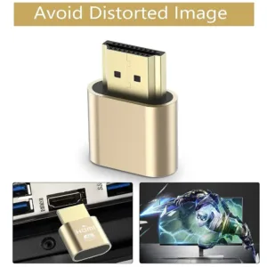 HDMI-Compatible Virtual Display Emulator 4K HD DDC EDID Dummy Plug Dongle 7 HDMI-Compatible Virtual Display Emulator 4K HD DDC EDID Dummy Plug Dongle