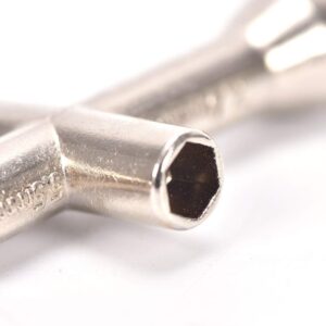 Hexagonal Mini Cross Wrench Sleeve Nut Tool for M2/M2.5/M3/M4 Hex Nut