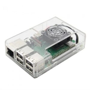 New High Quality Case - New High Quality Transparent ABS Case for Raspberry Pi 3/3+ with Slot for Cooling Fan & GPIO