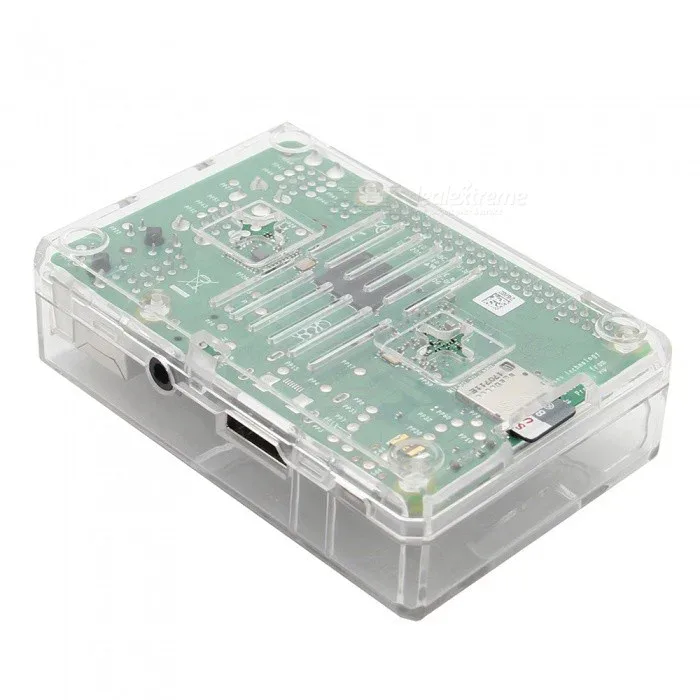 New-High-Quality-Transparent-ABS-Case-for-Raspberry-Pi-33-with-Cooling-FAN-Slot-3 New High Quality Transparent ABS Case for Raspberry Pi 3/3+ with Slot for Cooling Fan & GPIO