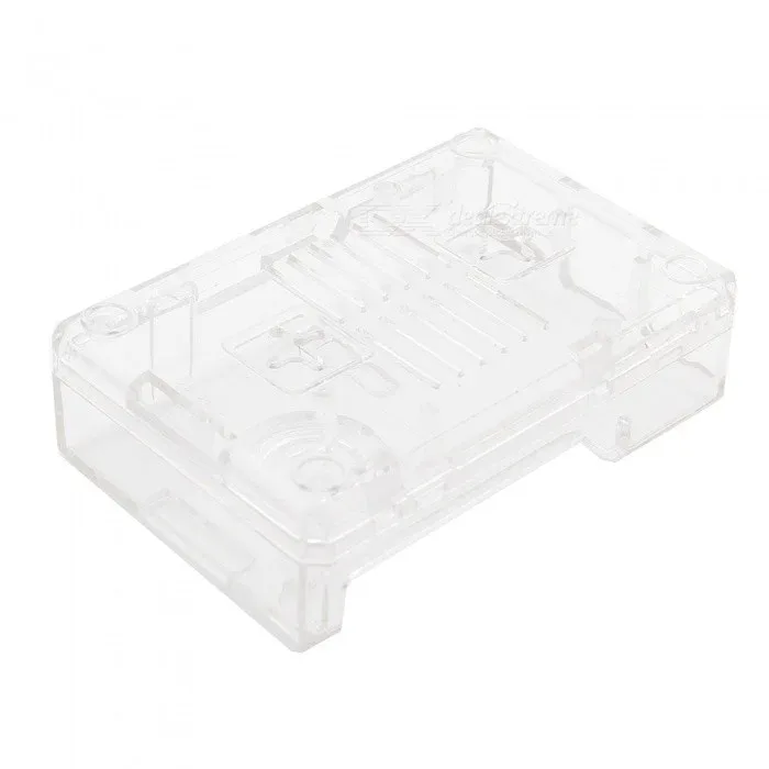 New-High-Quality-Transparent-ABS-Case-for-Raspberry-Pi-33-with-Cooling-FAN-Slot-5 New High Quality Transparent ABS Case for Raspberry Pi 3/3+ with Slot for Cooling Fan & GPIO