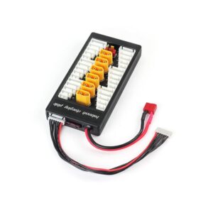 Xt60 Board 6s - Parallel charging Board for 6 packs 2~6S (XT60-Male) with T female connector