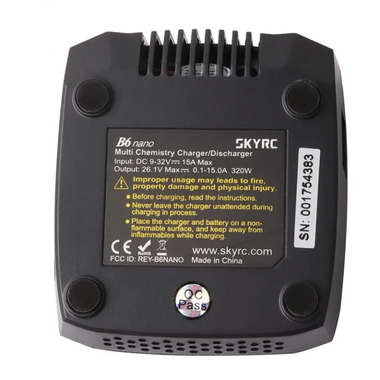 SKYRC B6 Nano 320W 15A DC Smart Battery Charger Dischargergh SKYRC B6 Nano 320W 15A DC Smart Battery Charger Discharger