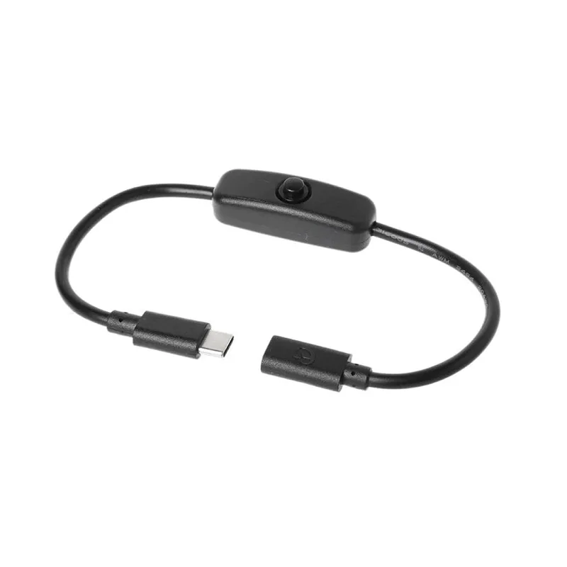 Type-C-Male-to-Female-Cable-with-Switch-for-Raspberry-Pi-4-2 Type-C Male to Female Cable with Switch for Raspberry Pi 4