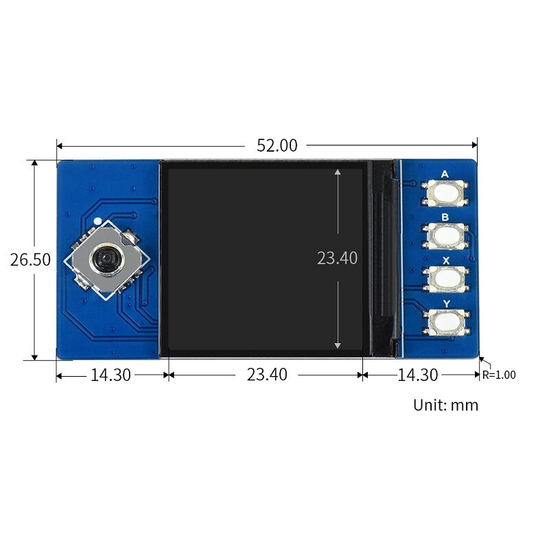 Waveshare-1.3inch-LCD-Display-Module-for-Raspberry-Pi-Pico-65K-Colors-240×240-SPI-8 Waveshare 1.3inch LCD Display Module for Raspberry Pi Pico, 65K Colors, 240×240, SPI