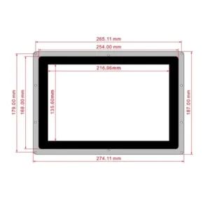 Waveshare 10.1 Inch Capacitive HDMI LCD Display (B) with Case 1280×800(With Power Adapter) 7 Waveshare 10.1 Inch Capacitive HDMI LCD Display (B) with Case 1280×800