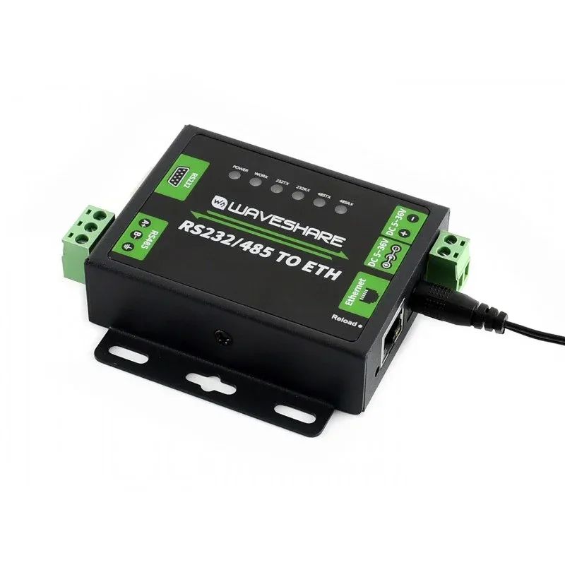 Waveshare-Industrial-RS232RS485-to-Ethernet-Converter-EU-3 Waveshare Industrial RS232/RS485 to Ethernet Converter (EU)