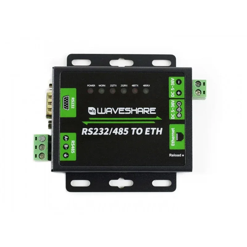 Waveshare-Industrial-RS232RS485-to-Ethernet-Converter-EU-4 Waveshare Industrial RS232/RS485 to Ethernet Converter (EU)
