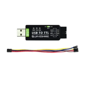 Waveshare Industrial USB TO TTL Converter, Original CH343G Onboard, Multi Protection & Systems Support 3 Waveshare Industrial USB TO TTL Converter, Original CH343G Onboard, Multi Protection & Systems Support
