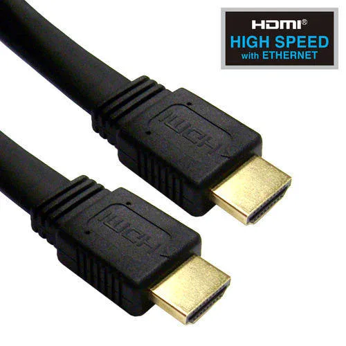 robu-3-23 HDMI to HDMI 1M Flat Pure Copper Black