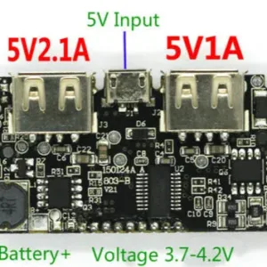 Mobile Power Boost DIY 18650 Lithium Battery Digital Dual USB 2 zbotic-1-3