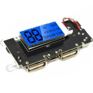 Mobile Power Boost DIY 18650 Lithium Battery Digital Dual USB 3 zboticsdafe