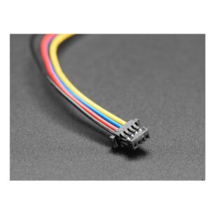Adafruit STEMMA QT / Qwiic JST SH 4-pin to Premium Male Headers Cable – 150mm Long