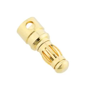 Male-1pcs Connector 4mm - 4mm Gold Connectors Male-1Pcs
