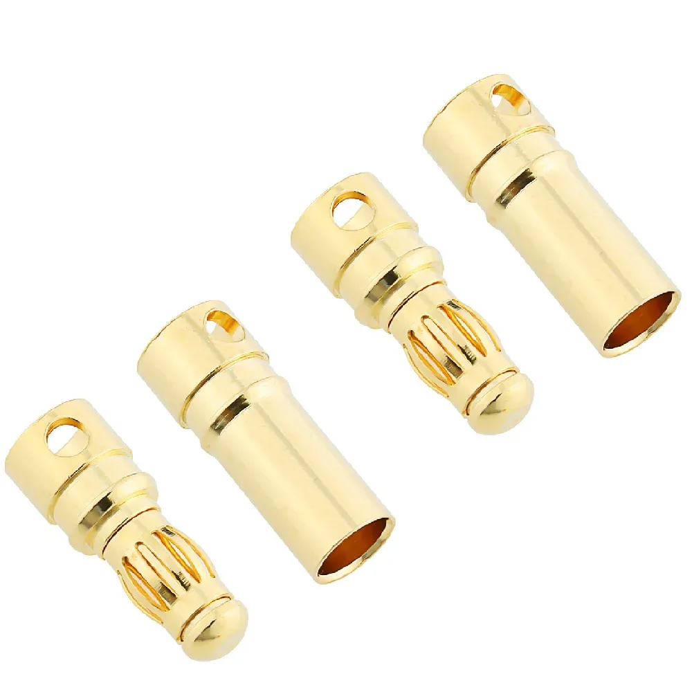 4mm-Gold-Connectors-MaleFemale-Pair-3 4mm Gold Connectors Male/Female Pair-1 Pairs