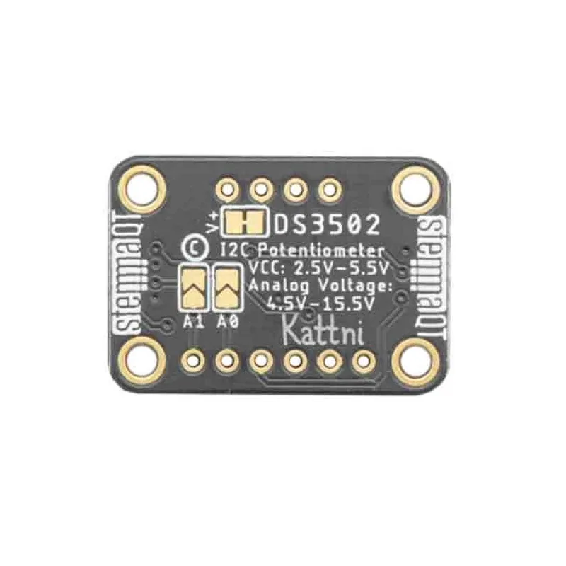 Adafruit DS3502 I2C Digital 10K Potentiometer Breakout – STEMMA QT/Qwiic