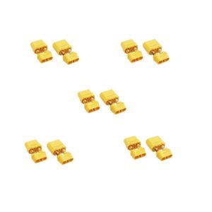 Xt90 Connector Amass - Amass XT90 Male-Female Connector pair with Housing-5Pair