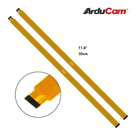 Arducam-300mm-Ribbon-Flex-Extension-Cable-3-462×462 Arducam 300mm Ribbon Flex Extension Cable for Raspberry Pi Zero & W Camera (Pack of 2)