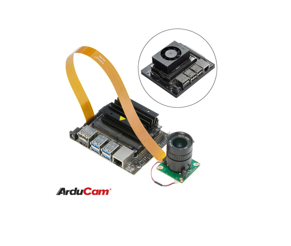 Arducam-High-Quality-IR-CUT-Camera-for-Jetson-Nano Arducam High Quality IR-CUT Camera for Jetson Nano/Xavier NX, 12.3MP 1/2.3 Inch IMX477 HQ Camera Module with 6mm CS Lens