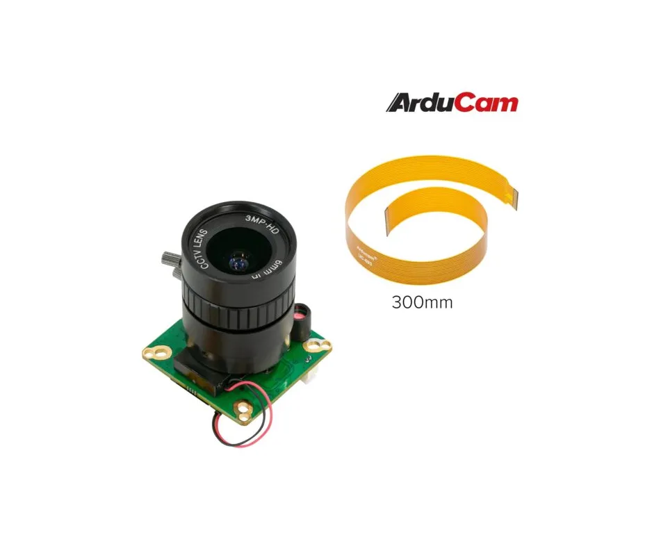Camera Arducam High Quality IR-CUT Camera for Jetson Nano/Xavier NX, 12.3MP 1/2.3 Inch IMX477 HQ Camera Module with 6mm CS Lens