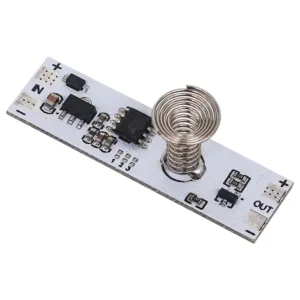 5-24V Multi-Functional Cabinet LED Light Touch Switch Dimming Intelligent Switch Capacitance Induction Electrodeless Dimming Module 2 Touch Switch Capacitive Sensor Module 9V-24V 30W 3A LED Dimming Control