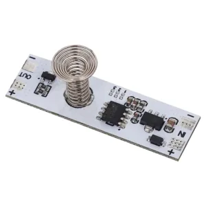 5-24V Multi-Functional Cabinet LED Light Touch Switch Dimming Intelligent Switch Capacitance Induction Electrodeless Dimming Module 3 Touch Switch Capacitive Sensor Module 9V-24V 30W 3A LED Dimming Control