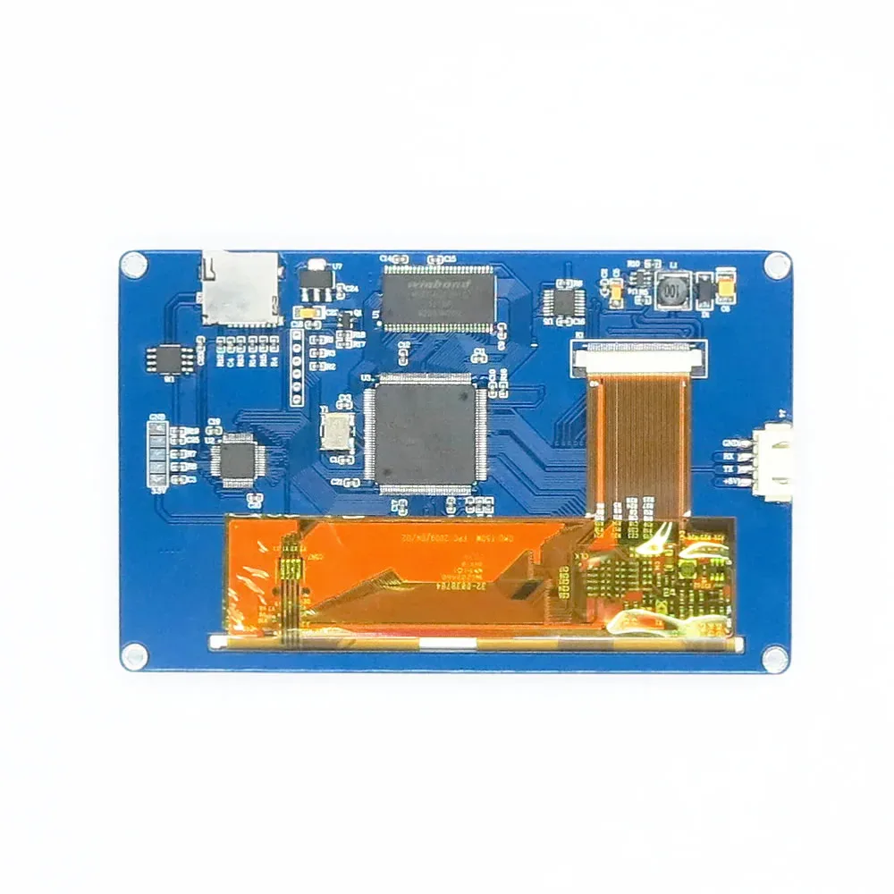 Nextion-NX8048T050-5 (3) Nextion BASIC NX8048T050 – 5.0″ LCD TFT HMI Touch Display