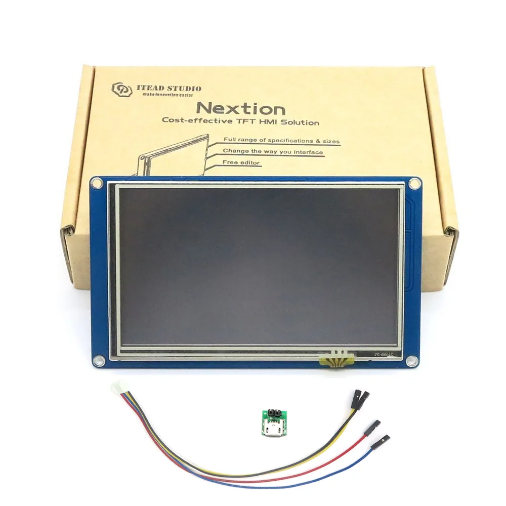Nextion-NX8048T070-Generic-7 (5) Nextion BASIC NX8048T070 7.0″ HMI TFT LCD Touch Display
