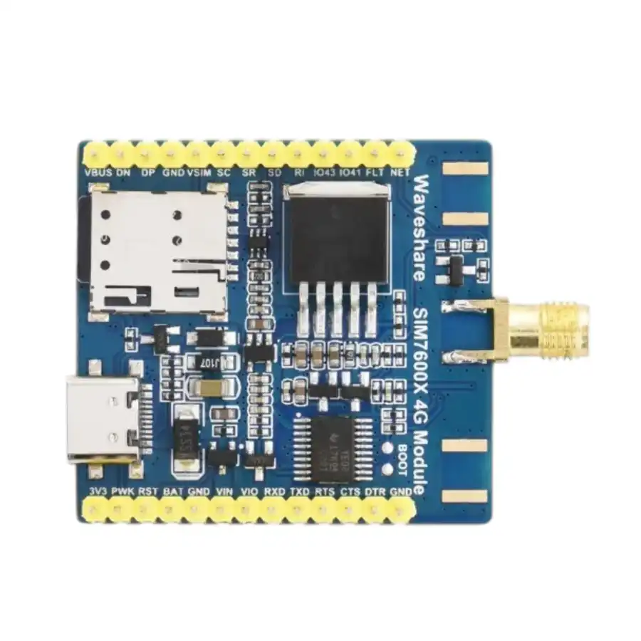 Waveshare SIM7600G H 4G Communication Module Multi band Support Compatible with 4G 3G 2G With GNSS Positioning