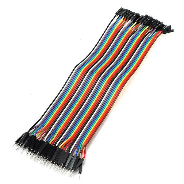 30cm Wire - Male to Female Jumper Wires 40 Pin 30cm