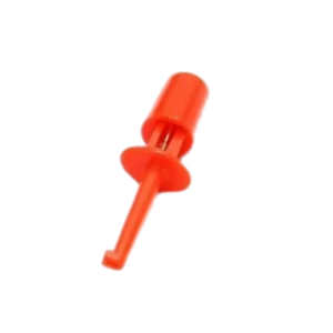 43mm Round Small Single Test Hook Clip Test Probe Red