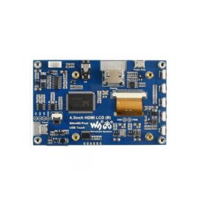 Waveshare 4.3inch Capacitive Touch Screen LCD (B), 800 x 480, HDMI, IPS, Various Devices & Systems Support