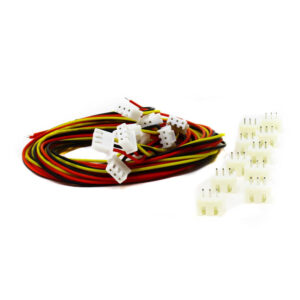 2.54mm Cable - 3 Pin JST XH 2.54mm Pitch Plug and Socket with Cable – 10 Pcs.