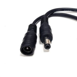 5mm Connector - 5mm DC Jack Male-Female Pair Connector with Wire