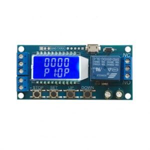 Lj02 Module - XY-LJ02 6-30V Micro USB, Digital LCD Display Time, Delay Relay Module, Control Timer Switch, Trigger Cycle T...