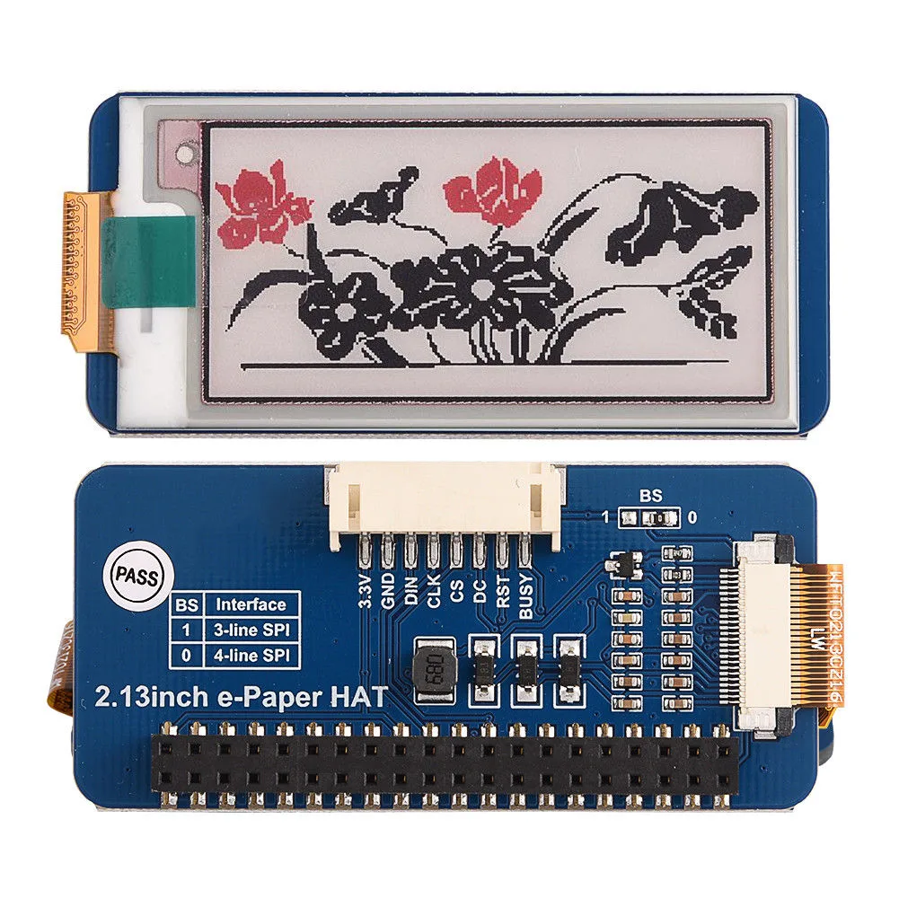 2.13inch-E-Ink-Paper-display-HAT-for-Raspberry-Pi-Three-Color-9