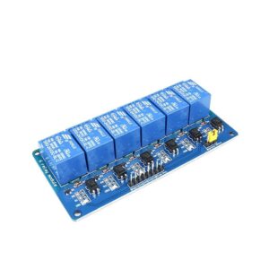24v Relay - 24V 6 channel with light coupling relay